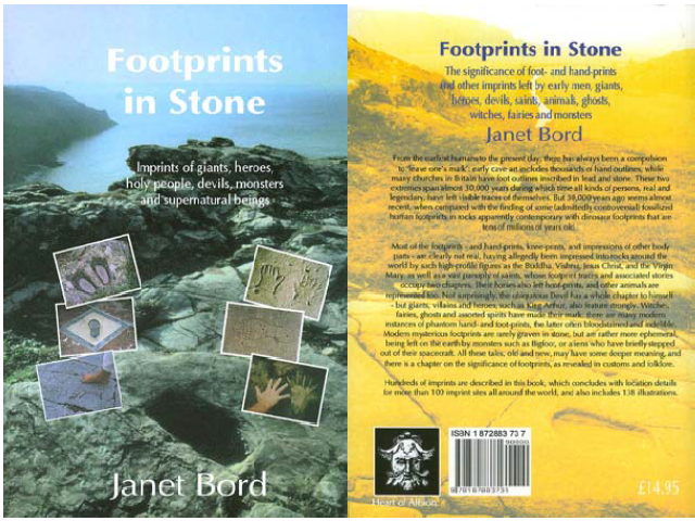 Footprints in stone.