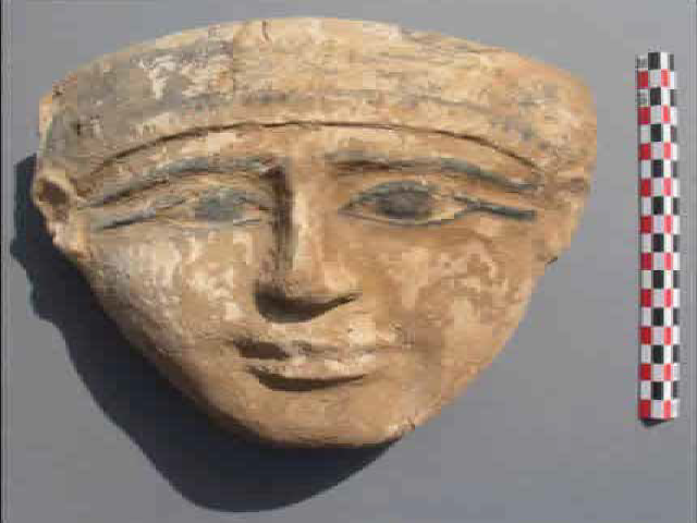 Mask from a more elaborate burial.